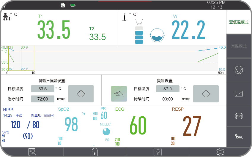 亞低溫模式 溫度精準(zhǔn)調(diào)控